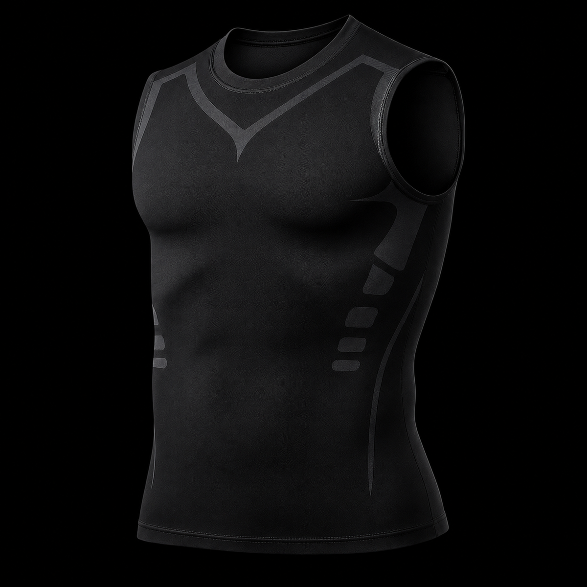 Camisilla de Compresión Lonfit para Hombre | Reduce Abdomen y Mejora la Postura