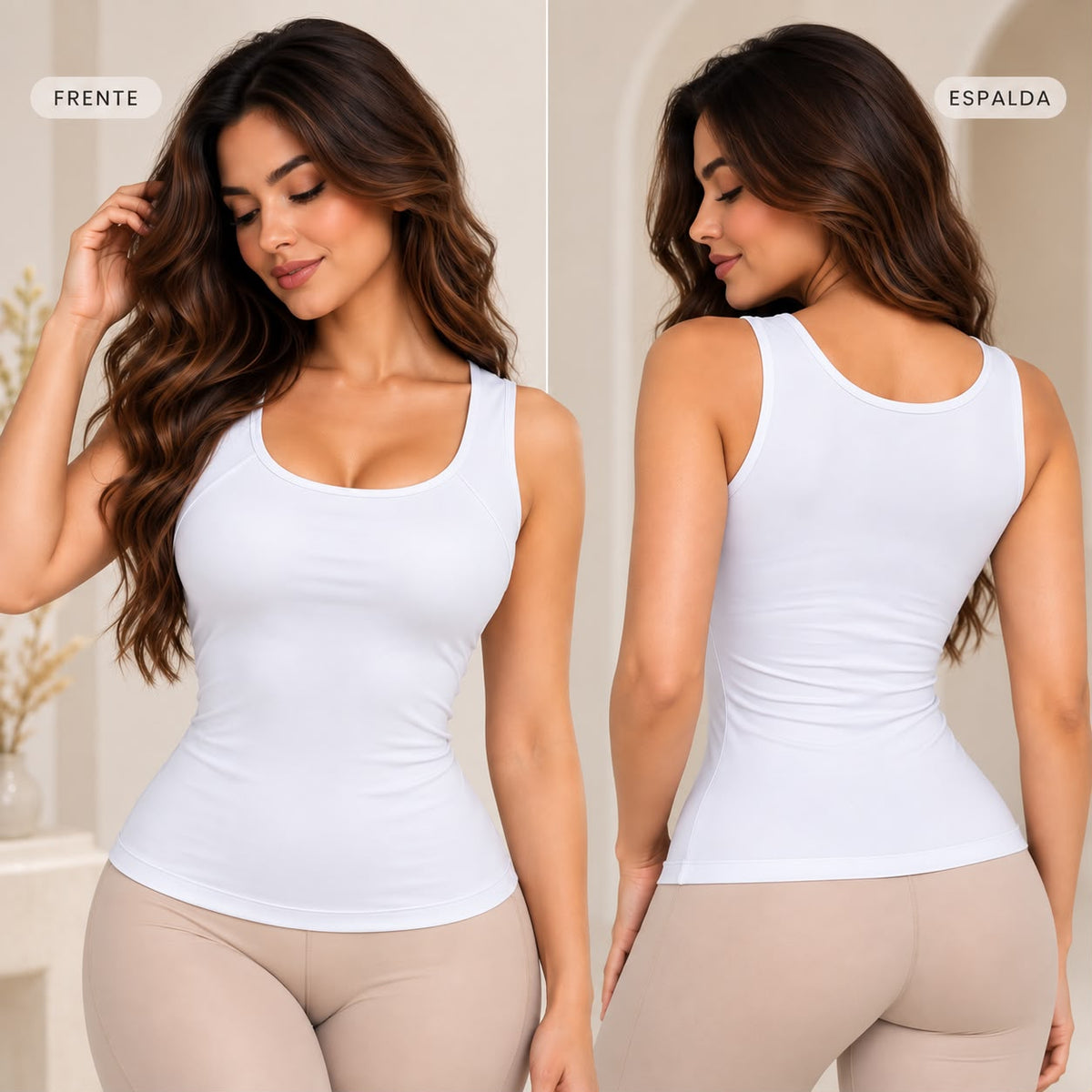 Moldea tu figura y luce espectacular| Camisillas de Compresión para Mujer