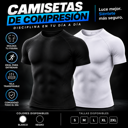 Camisa de Compresión LonFit  Moldea y Define tu Figura